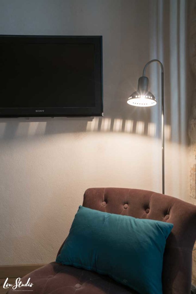 Fauteuil et télévision