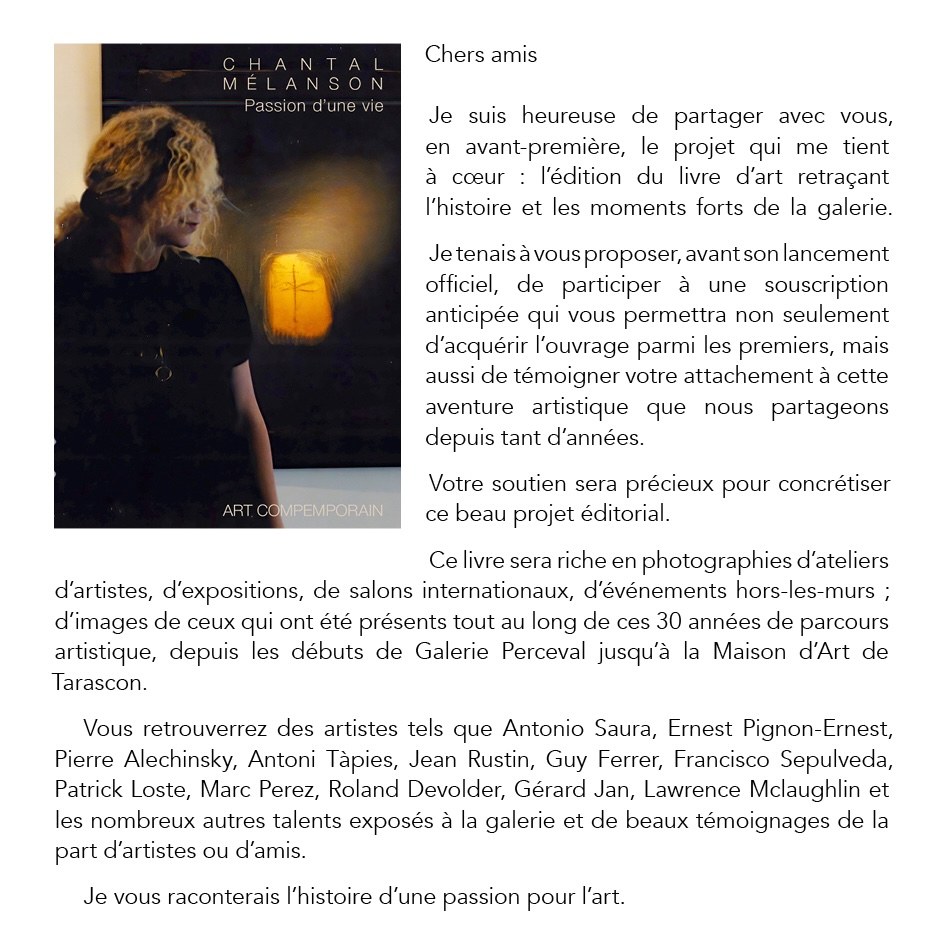 Edition en cours : "Passion d'une vie"